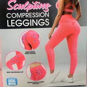 Sculpting Compression Leggings Sz-M